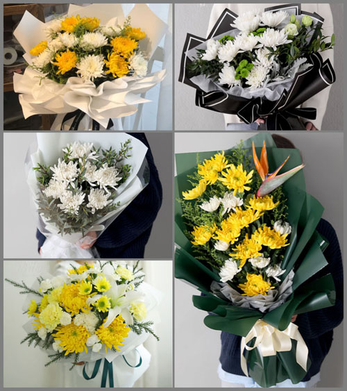 福建福州福清市城头镇东皋村白事花束代送